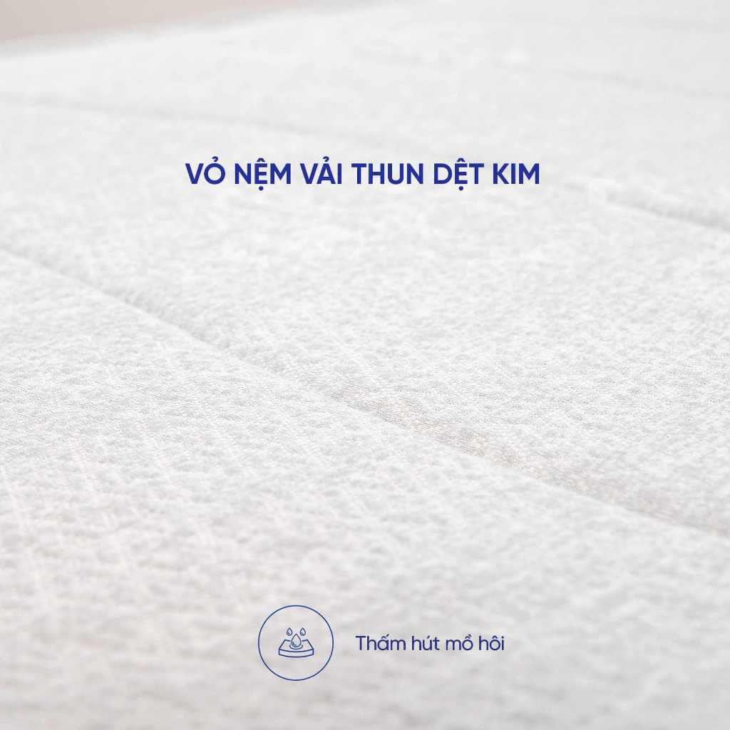 [ĐƠN 10TR TẶNG 1 BỘ CHĂN BÉ] Nệm Bông ép Wonjun Pure Premium vững chắc, phong cách Hàn Quốc