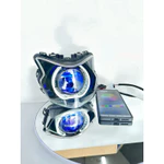 Pha Đèn Vision Độ Sẵn Choá Chính Hãng Bi E11+ Viền Đen Mẫu Mới 2025 Mắt quỷ App + Vòng 3D Móng Ngựa ( Bảo Hành 24 Tháng) — ảnh 7
