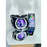 Pha Đèn Vision Độ Sẵn Choá Chính Hãng Bi E11+ Viền Đen Mẫu Mới 2025 Mắt quỷ App + Vòng 3D Móng Ngựa ( Bảo Hành 24 Tháng) — ảnh 4
