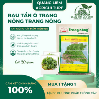 Rau Tần Ô TRANG NÔNG TN (20gr), (100gram) Trang Nông, Hạt Giống Nảy Mầm Tốt, Năng Suất Cao Quanh Năm