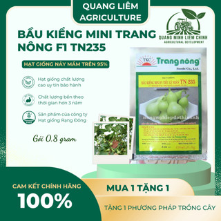 Bầu Kiểng Mini (Hồ Lô) F1 Trang Nông TN235 (0.6gram), hạt giống nảy mầm tốt, năng suất cao