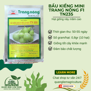 Bầu Kiểng Mini (Hồ Lô) F1 Trang Nông TN235 (0.6gram), hạt giống nảy mầm tốt, năng suất cao