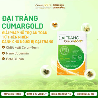 CHÍNH HÃNG : Viên Uống Đại tràng CumarGold - Thảo Dược Dành Cho Người Viêm Đại Tràng Từ Nano Curcumin, 20 Viên