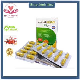 CHÍNH HÃNG : Viên Uống Đại tràng CumarGold - Thảo Dược Dành Cho Người Viêm Đại Tràng Từ Nano Curcumin, 20 Viên