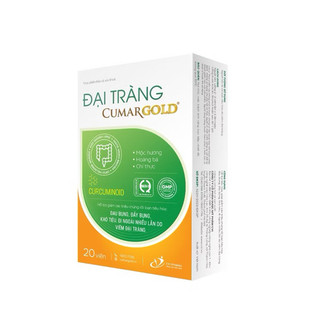 CHÍNH HÃNG : Viên Uống Đại tràng CumarGold - Thảo Dược Dành Cho Người Viêm Đại Tràng Từ Nano Curcumin, 20 Viên