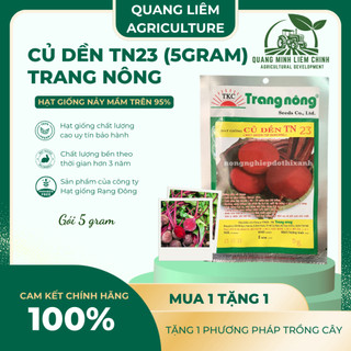 Củ Dền TN23 Trang Nông (5gram), hạt giống nảy mầm tốt, năng suất cao, trông quanh năm