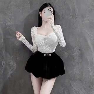 Áo Ren Gạo KÈm Tag ĐÁ SÁNG ÔM BODY Mix đồ siêu đẹp