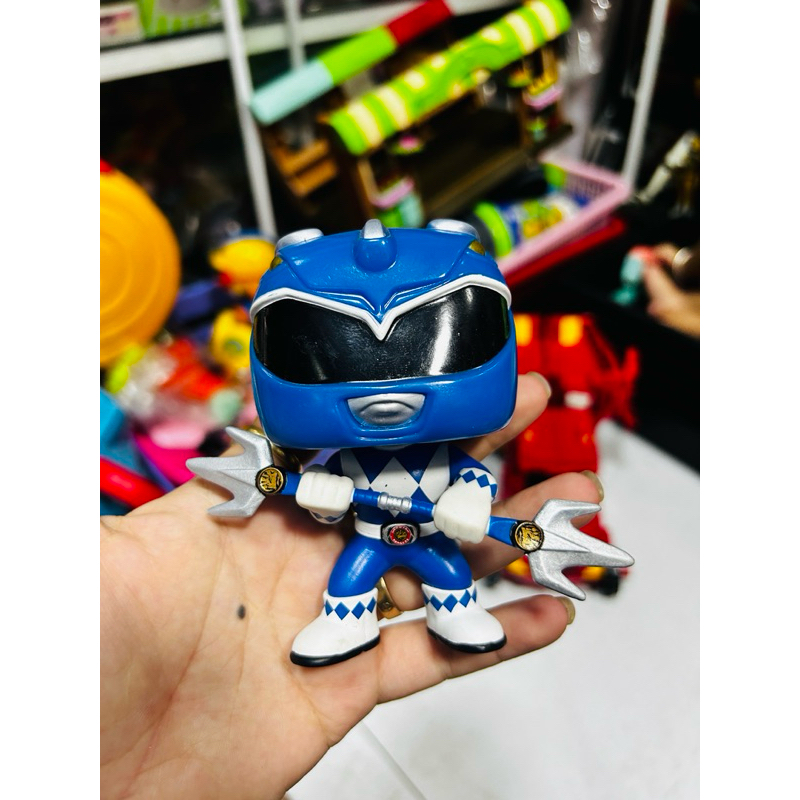 Mô hình FUNKO POP 399 Blue Ranger Movie Power Rangers 2016 | Shopee ...