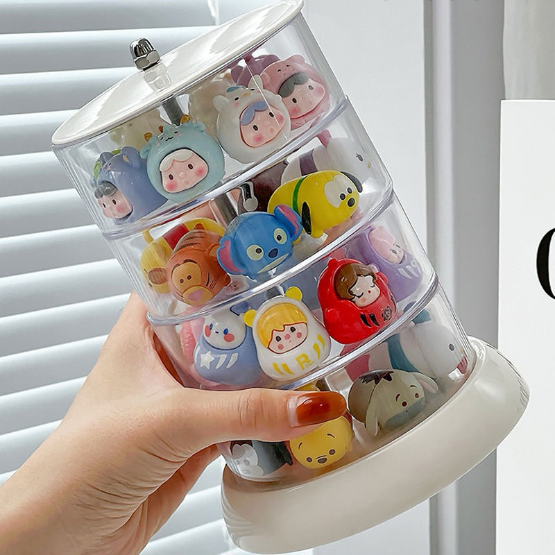 Hộp đựng trang sức, đựng đồ mini xoay tròn