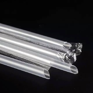 Combo 50 Ống hút trà sữa bọc màng phi 12 an toàn sạch sẽ