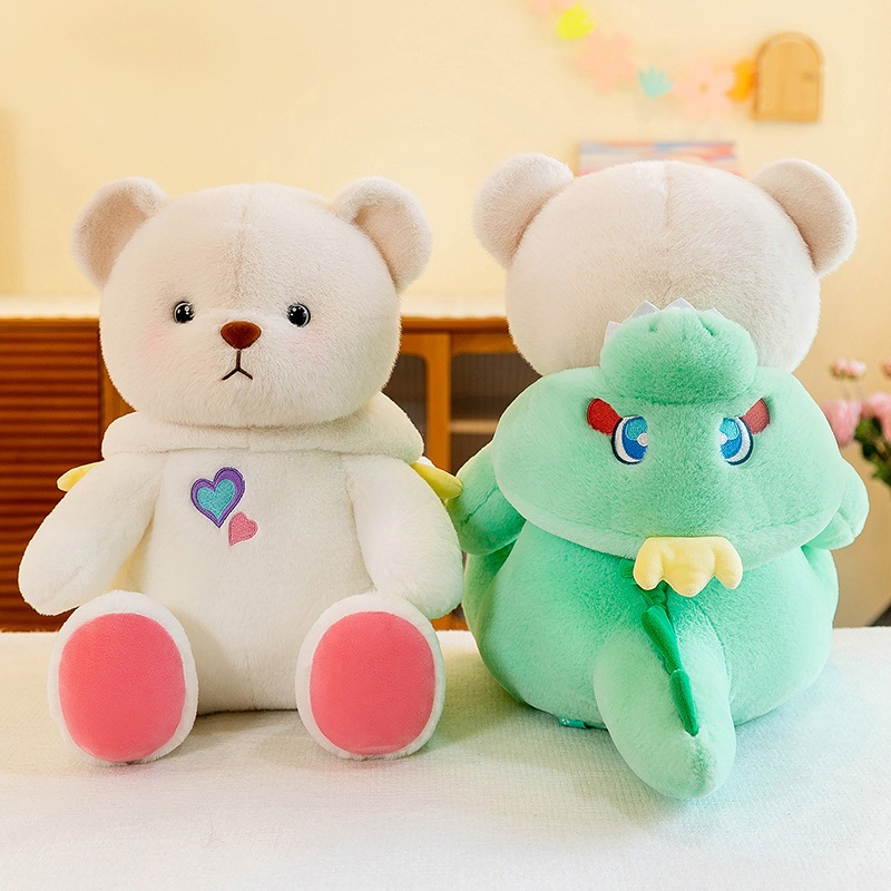 Gấu Bông Lena Cosplay Gấu Trúc Khủng Long Kỳ Lân Dễ Thương, Gấu Lena Có Quần Áo Hàng Nhập Cao Cấp