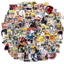 Set 20/60 Sticker Anime Naruto Chống Nước Dán Laptop Vali Mũ Bảo Hiểm Sổ Tay