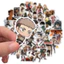 Set 60 Sticker Attack on titan Chống Nước Dán Laptop Vali Mũ Bảo Hiểm Sổ Tay