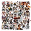 Set 60 Sticker Attack on titan Chống Nước Dán Laptop Vali Mũ Bảo Hiểm Sổ Tay