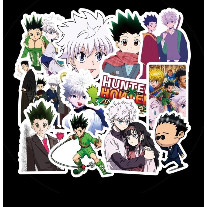 60 sticker hunter x hunter Gon killer siêu đẹp trang trí dụng cụ học tập notebook sách vở siêu ngầu