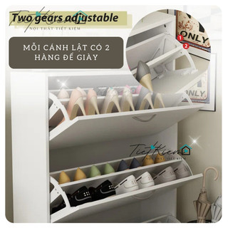 Tủ giầy siêu mỏng ngang 60cm TU.GIAY.1406