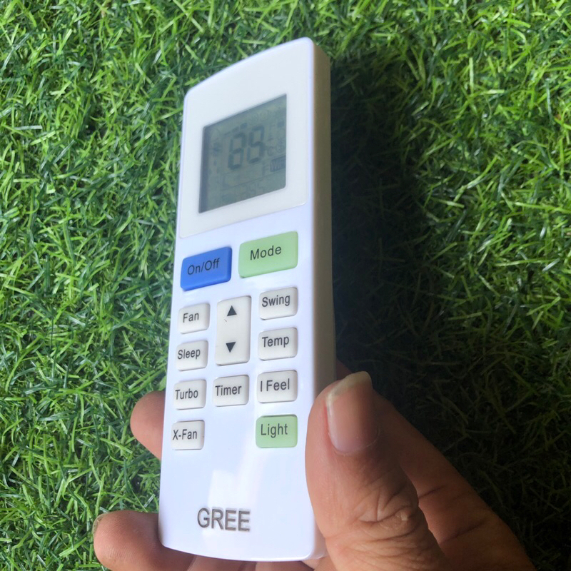 Điều khiển remote từ xa dùng cho điều hoà máy lạnh GREE YAW1F wifi có đèn - tặng pin