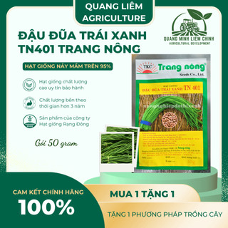 Đậu Đũa Trái Xanh TN401 Trang Nông (50gram), hạt giống nảy mầm tốt, năng suất cao, trông quanh năm