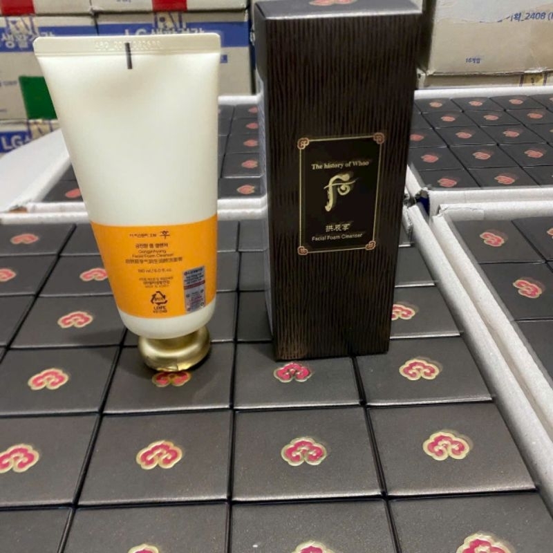 Tuýp sữa rửa Mặt Hoàng Cung whoo 180 ml(Mẫu mới)