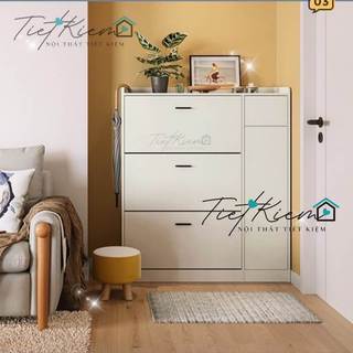 Tủ giày thông minh gỗ đẹp ngang 90cm NTTK TG88978
