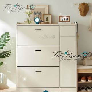 Tủ giày thông minh gỗ đẹp ngang 90cm NTTK TG88978