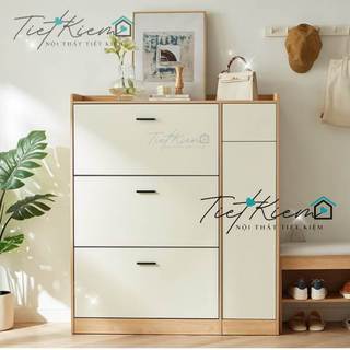 Tủ giày thông minh gỗ đẹp ngang 90cm NTTK TG88978