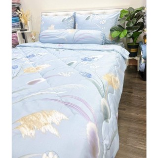 🔖MẪU MỚI🔖 Bộ Ga Gối Lyocell Microfiber Mát Mềm Mịn Cao Cấp, Bộ 4 Món Gồm Ga Và Vỏ Gối _ Chăn Ga SỈ