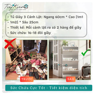 Tủ giầy cánh lật ngang 80cm NTTK