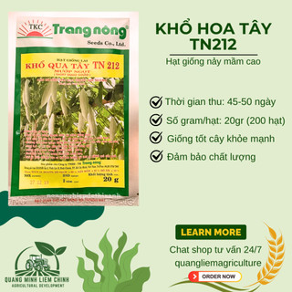 Khổ Hoa Tây TN212 Trang Nông (20gram), hạt giống nảy mầm tốt, năng suất cao, trông quanh năm