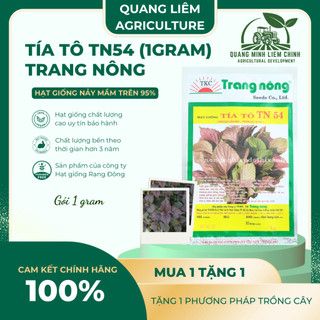 Tía Tô TN54 Trang Nông (1gram), hạt giống nảy mầm tốt, năng suất cao, trông quanh năm
