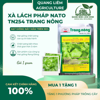 Xà Lách Pháp Nato TN254 Trang Nông (1gram), hạt giống nảy mầm tốt, năng suất cao, trông quanh năm