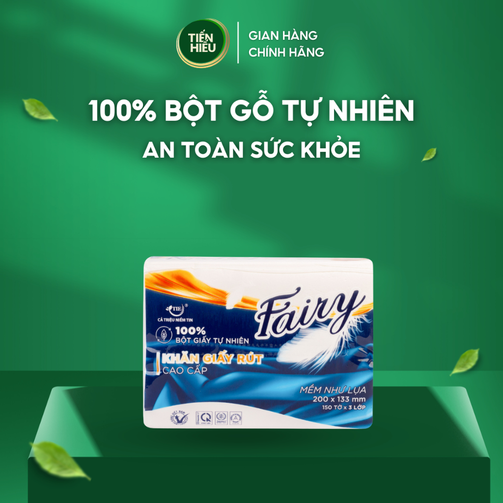 Ảnh Combo 5 Gói Giấy Ăn Rút Lụa Fairy Ngắn 150 Tờ Tiện Dụng Siêu Tiết Kiệm 3 Lớp Mềm Mại Bền Dai An Toàn 1