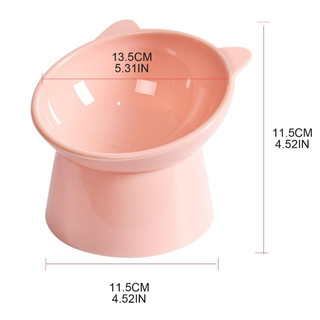 [COMBO] Bát ăn chống gù cho chó mèo hình mèo nhiều màu sắc, bảo vệ cổ chó mèo khi cho ăn và uống nước Pet Kool