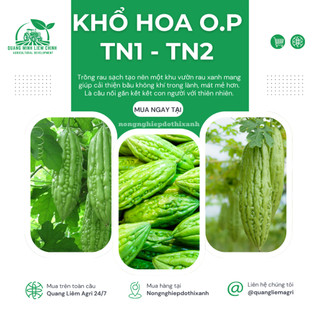 Khổ Hoa O.P TN1 - TN2 Trang Nông (10gram), hạt giống nảy mầm tốt, năng suất cao, trông quanh năm