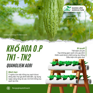 Khổ Hoa O.P TN1 - TN2 Trang Nông (10gram), hạt giống nảy mầm tốt, năng suất cao, trông quanh năm