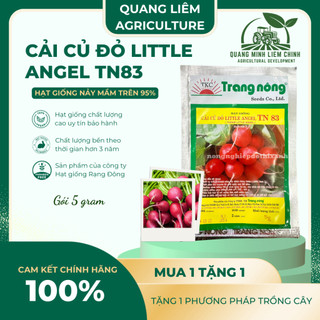 Cải Củ Đỏ Little Angel TN83 Trang Nông (5gram), hạt giống nảy mầm tốt, năng suất cao trông quanh năm