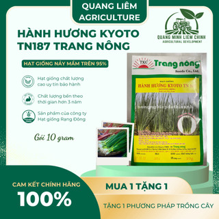 Hành Hương Kyoto TN187 Trang Nông (2gr/10gr), hạt giống nảy mầm tốt, năng suất cao, trông quanh năm