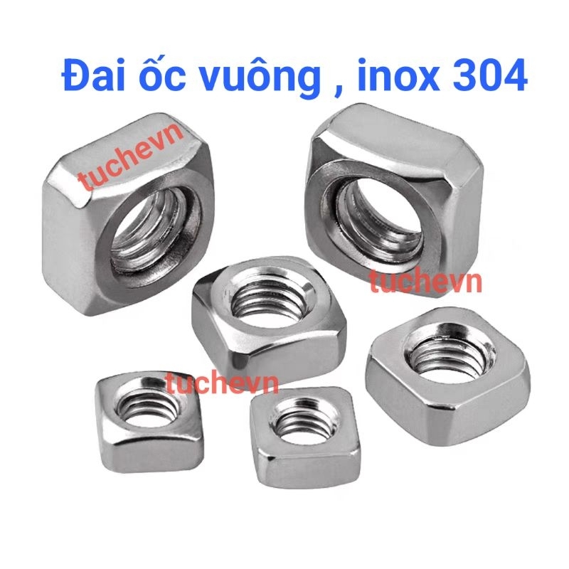 Đai ốc, Ecu vuông thép, Inox 304/316 M3M4M5M6M8M10 | Shopee Việt Nam