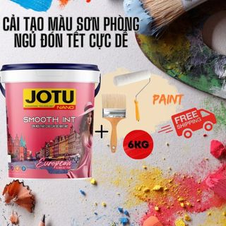 [5 lít/18 lít]- Sơn nội thất cao cấp bề mặt mờ, sơn tường nhà, phòng khách, phòng ngủ, sơn nhà siêu mịn