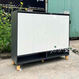 Tủ giày cửa mở đẹp 1m2 Nội Thất Tiết Kiệm TG778798