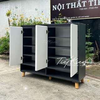 Tủ giày cửa mở đẹp 1m2 Nội Thất Tiết Kiệm TG778798