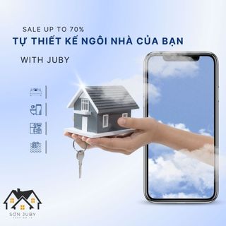 Sơn chống thấm pha xi măng hoàn thiện JUBY, sơn chống thấm các loại bề mặt nhà cửa, kho xưởng, vết nứt lớn, vết nẻ lớn