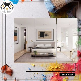 Sơn nội thất JUBY mùi tự nhiên, sơn nhà, sơn nội thất, màu sơn đa dạng, sơn tường bề mặt bóng láng mịn cao cấp J5