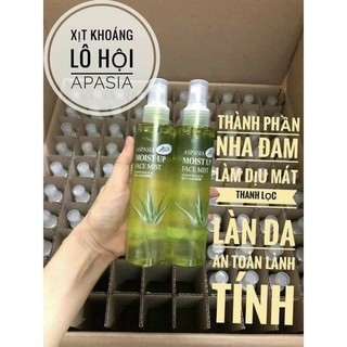 [Y284] Xịt khoáng lô hội Aspasia Moist Up Face Mist Hàn Quốc 150ml - Nha đam dưỡng trắng da, giữ ẩm