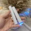 Đèn hơ móng mini 1 ngón tích điện, Máy hơ gel nail 1 bóng