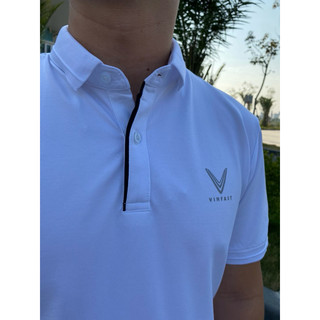 Áo polo vinfast trắng cao cấp, cho CBNV và cộng đồng Vinfast  , logo phản quang, chất liệu thoáng mát boundless together