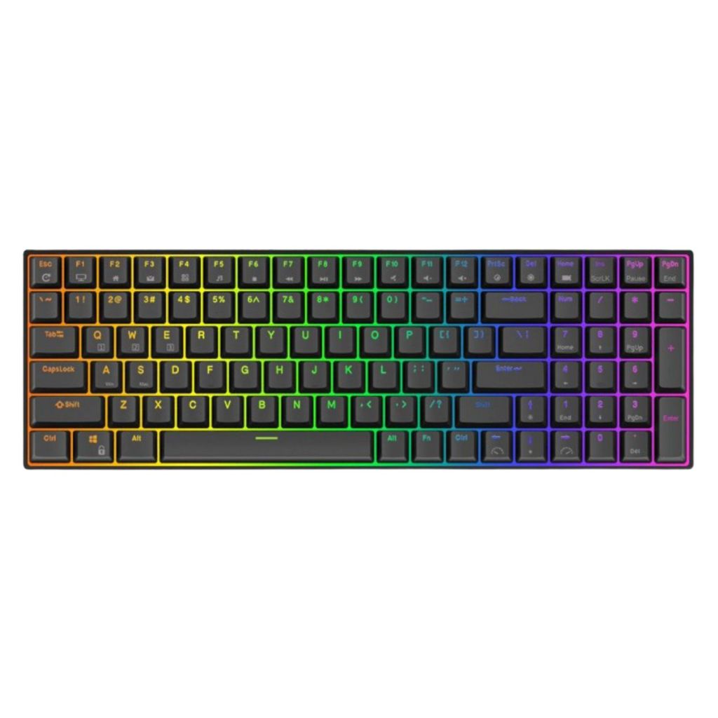 Bàn phím cơ bluetooth không dây RK100 Led RGB có Hotswap (Bluetooth 5.0 ...