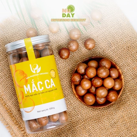 Hạt Macca Úc Tươi Sấy Nứt Vỏ - Hạt Dinh Dưỡng Cho Bà Bầu, Cho Bé By NUDAY