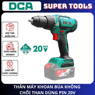 DCA MÁY KHOAN BÚA KHÔNG CHỔI THAN DÙNG PIN 20V ADJZ05-13Z