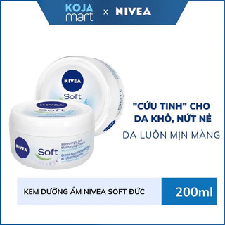 Kem Dưỡng Ẩm NIVEA Soft Cho Cả Da Mặt Và Toàn Thân Dưỡng Da Mềm Mịn 200ml